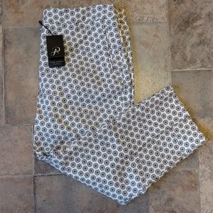 Adrianna Papell Kate Fit Printed Capri size 10 BNWT
